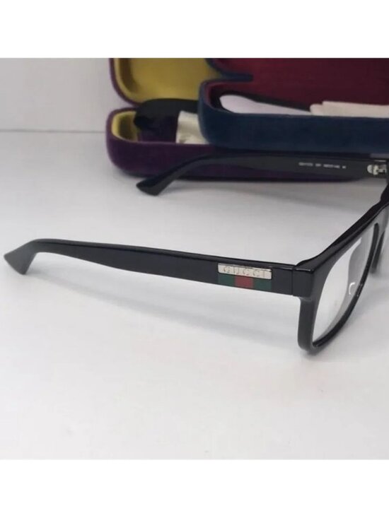? Original GUCCI GG1117O FLAT TOP FRAMES IN BLACK main image 9
